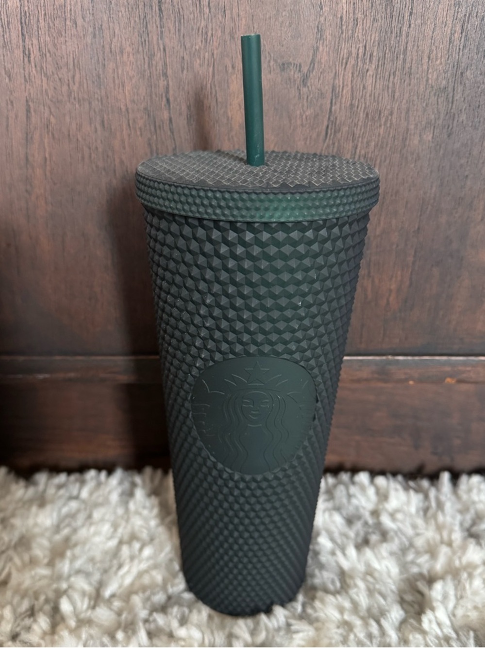 Starbucks Dark Green Jelly Studded Tumbler 24oz Venti